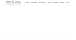 Desktop Screenshot of kanzlei-haas-nuernberg.de